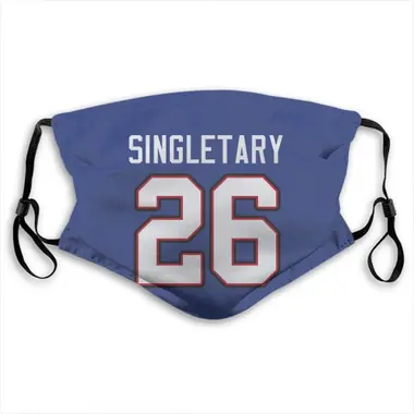 Nike / NFL Team Apparel Youth Buffalo Bills Devin Singletary #85 Royal  Player T-Shirt