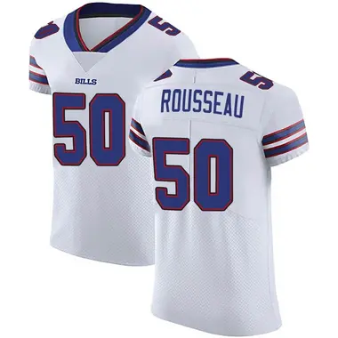 Greg Rousseau Men's Elite White Buffalo Bills Vapor Untouchable Jersey