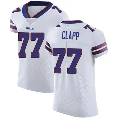 Will Clapp Men's Elite White Buffalo Bills Vapor Untouchable Jersey